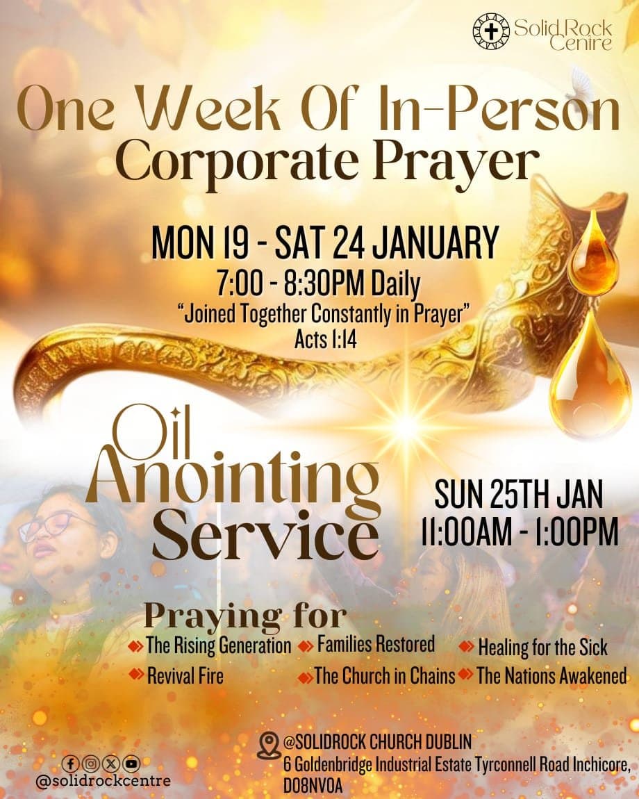 FINAL WEEK | A PROPHETIC GATHERING | ONE WEEK IN-PERSON CORPORATE PRAYER