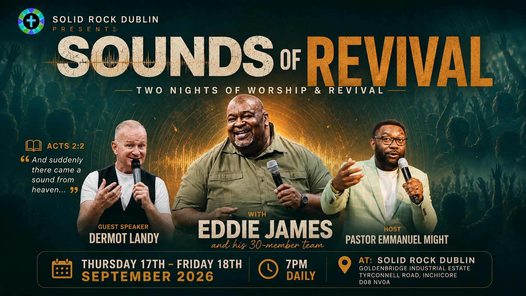 SOUNDS OF REVIVAL | THURS 17 – FRI 18TH | 7 PM
